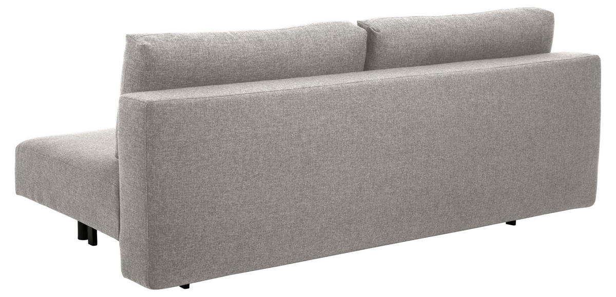 BÄDDSOFFA i grå, ekfärgad  - grå/ekfärgad, Design, metall/trä (200/83/105cm) - Best Price