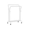 KLEIDERSTÄNDER SÃO TOMÉ - Weiß, Metall (103.5/155/52.5cm) - Hansiro