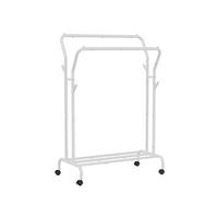 KLEIDERSTÄNDER SÃO TOMÉ - Weiß, Metall (103.5/155/52.5cm) - Hansiro