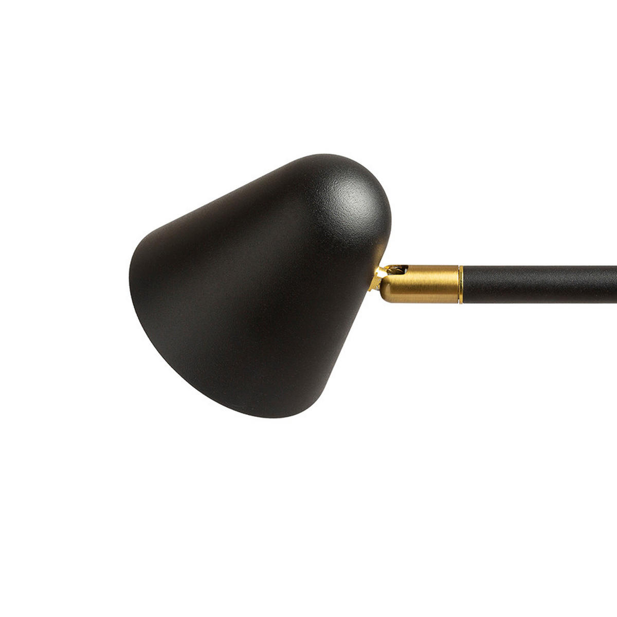 STEHLEUCHTE STIG Schwarz 4 W - Schwarz, Metall (56/56/130cm) - Rendl