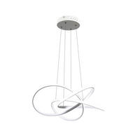 LED-PENDELLEUCHTE Elarionne 58/150/20 cm - Weiß, Metall (150/20/150cm) - ZMH