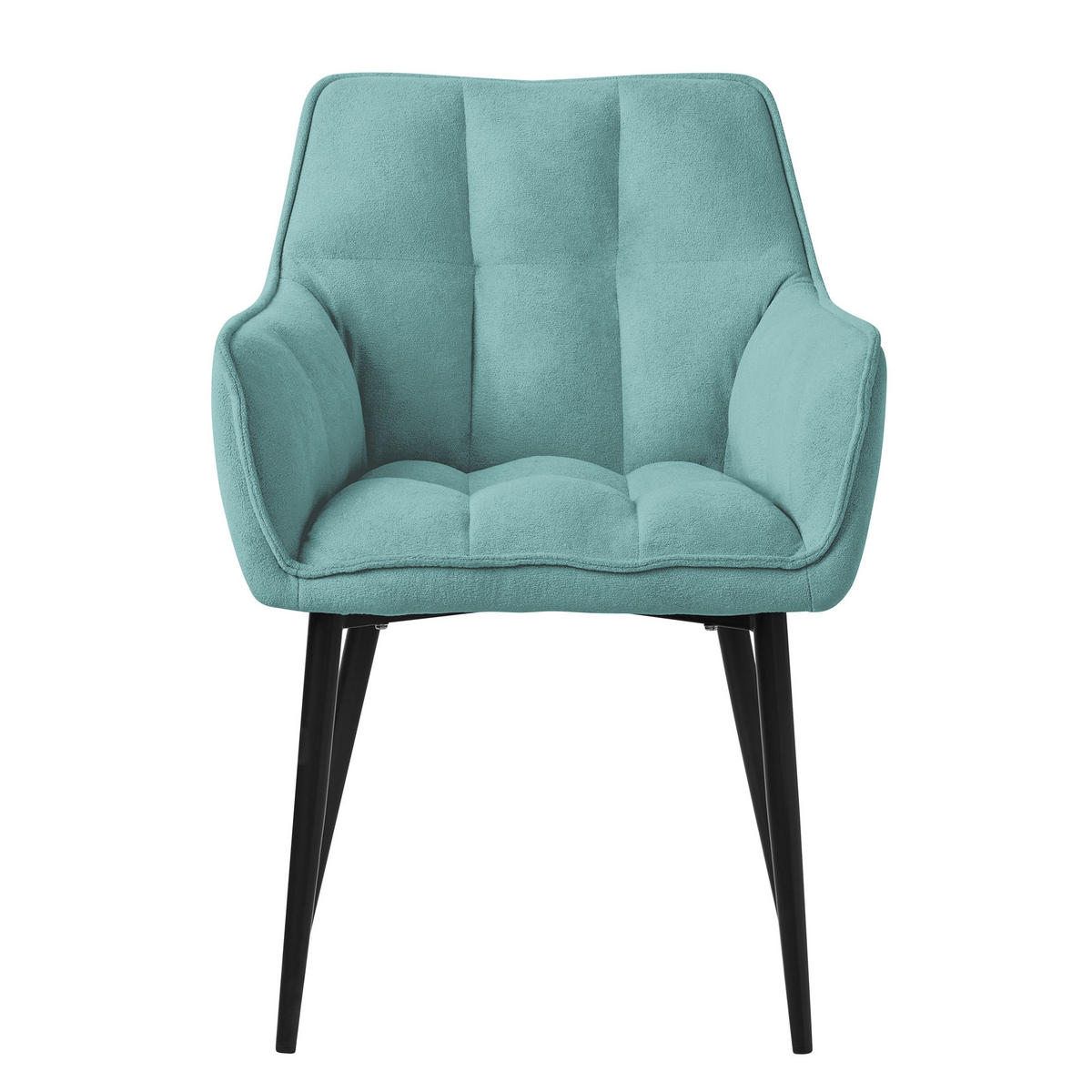ESSZIMMERSTUHL petrol - Hellblau, Textil (63/90/57cm) - ML-DESIGN