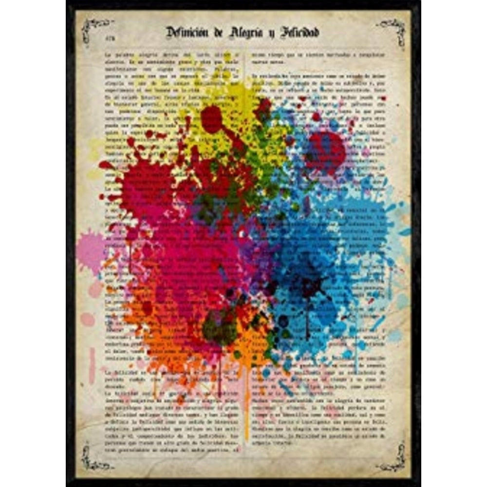 POSTER Geometrische A4 Rahmenlos - Klar, Papier (29.7/5/21cm) - Nacnic