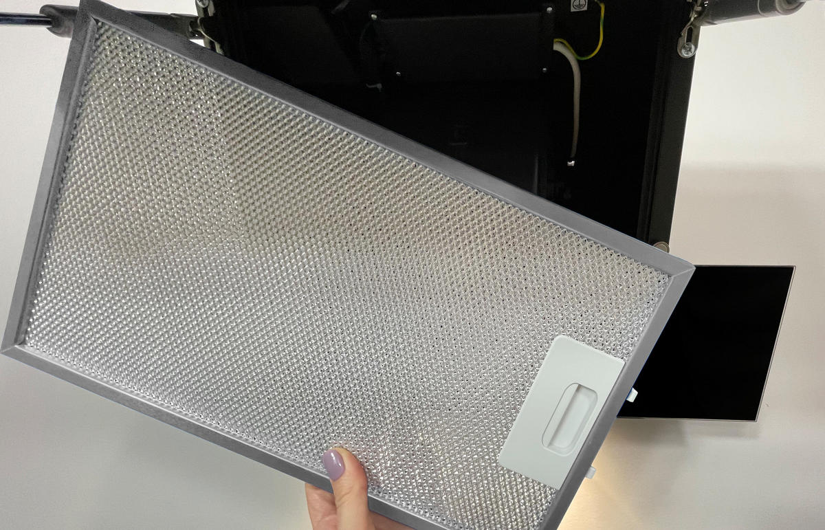 WANDHAUBE LUNA 60 BL, 1000 m³/h, 60 cm, Schwarz - Schwarz, Glas/Metall (59.6/82/40cm) - Kaufmann