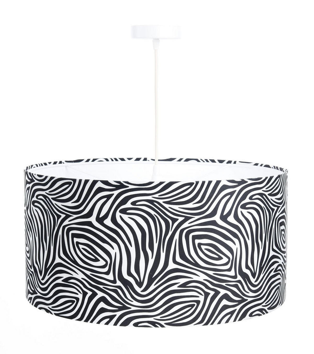 HÄNGELEUCHTE Schwarz 60/30 cm - Schwarz/Weiß, Kunststoff (60/0.8/30cm) - ONZENO