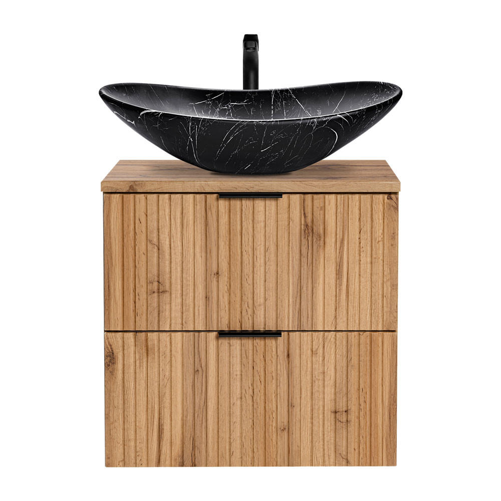 WASCHTISCH Adelaide-56 - Braun, Holzwerkstoff (62/75/47cm) - Lomado