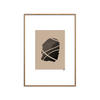 POSTER mit Rahmen N. Atelier - Noir Signifie - Eichefarben/Schwarz, Holz/Papier (70/100cm) - Poster&Frame