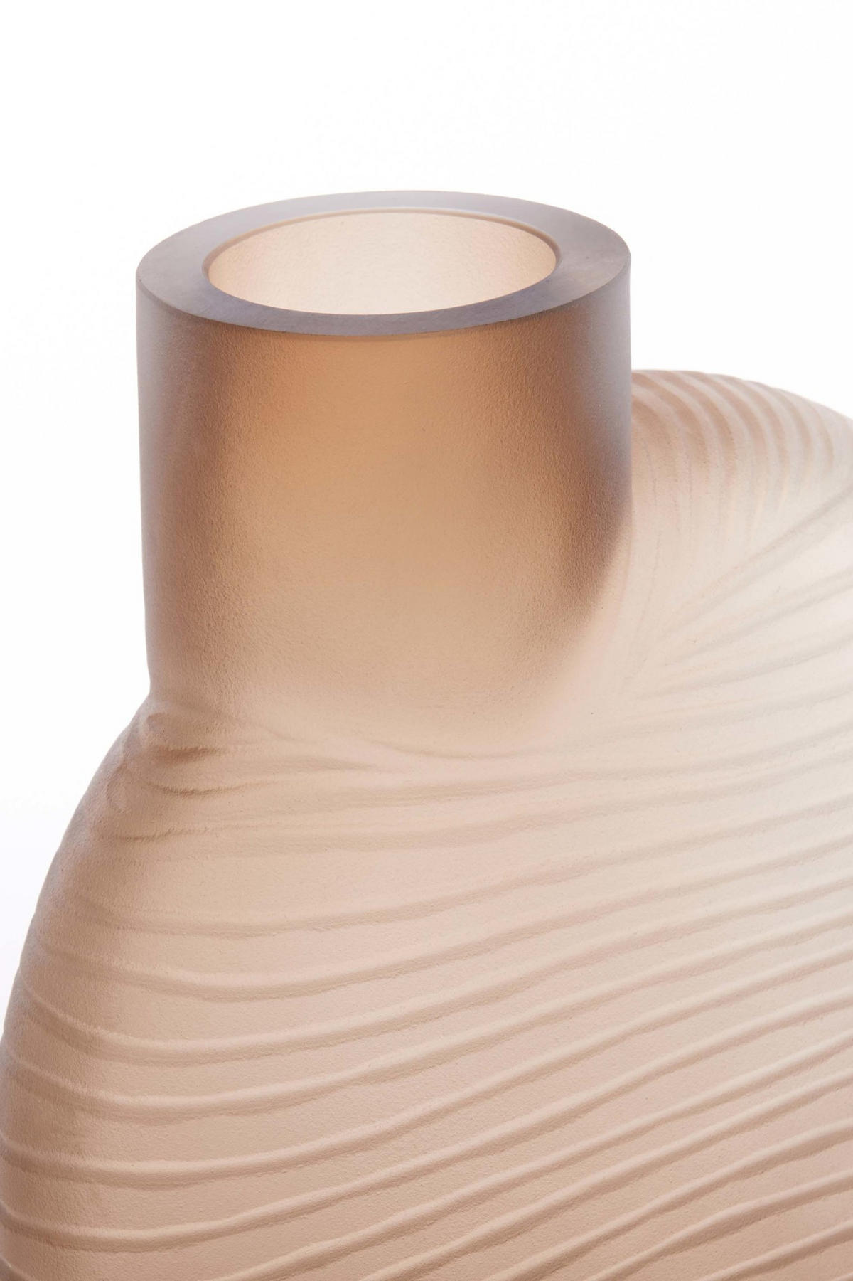 VASE Torna Braun Ø33/36,5 cm - Braun, Glas (36.5cm) - Light & Living