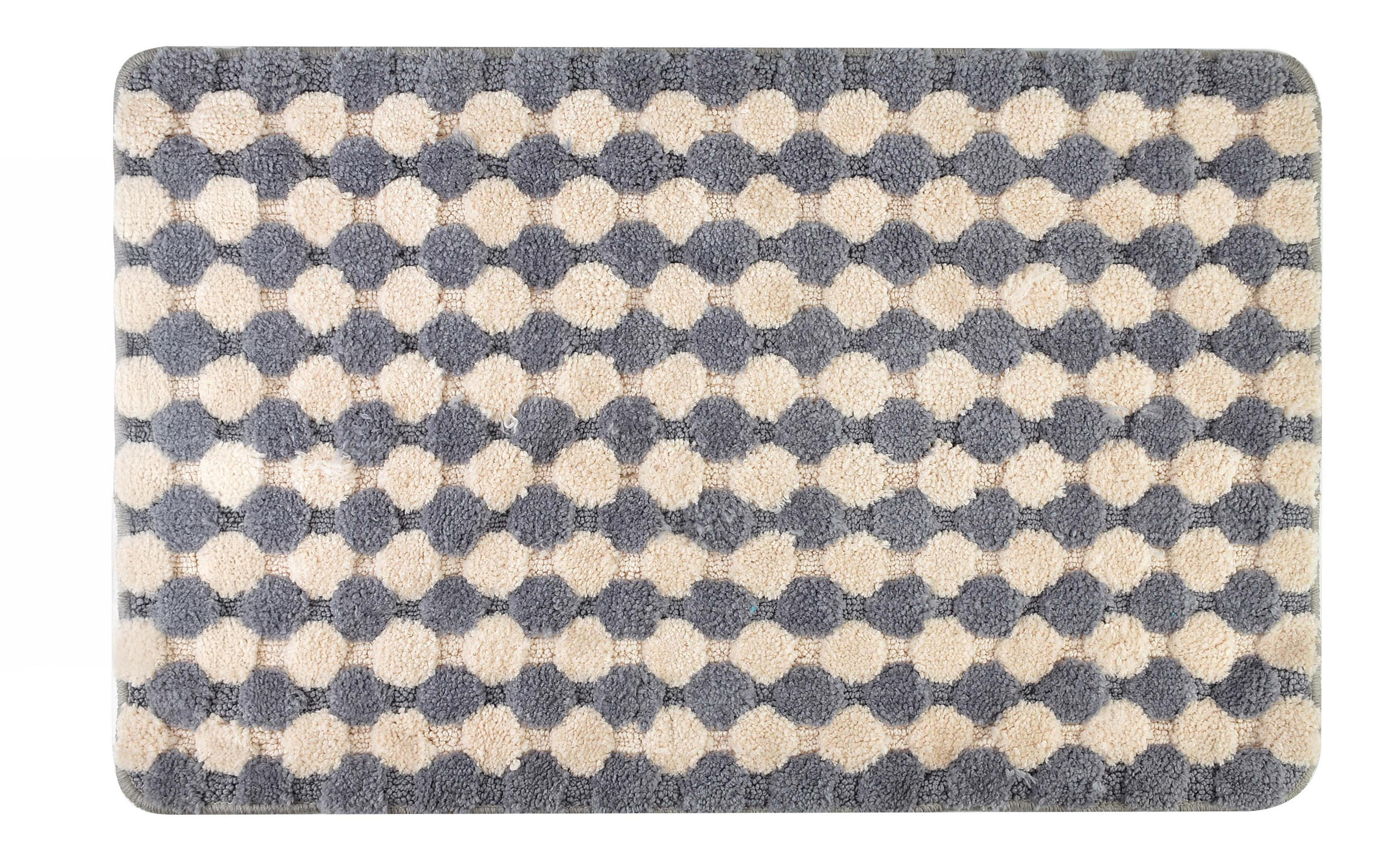 BADTEPPICH Zac Grau 80/50/2 cm Textilien - Grau, Textil (50/80cm) - Mondex