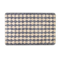 BADTEPPICH Zac Grau 80/50/2 cm Textilien - Grau, Textil (50/80cm) - Mondex