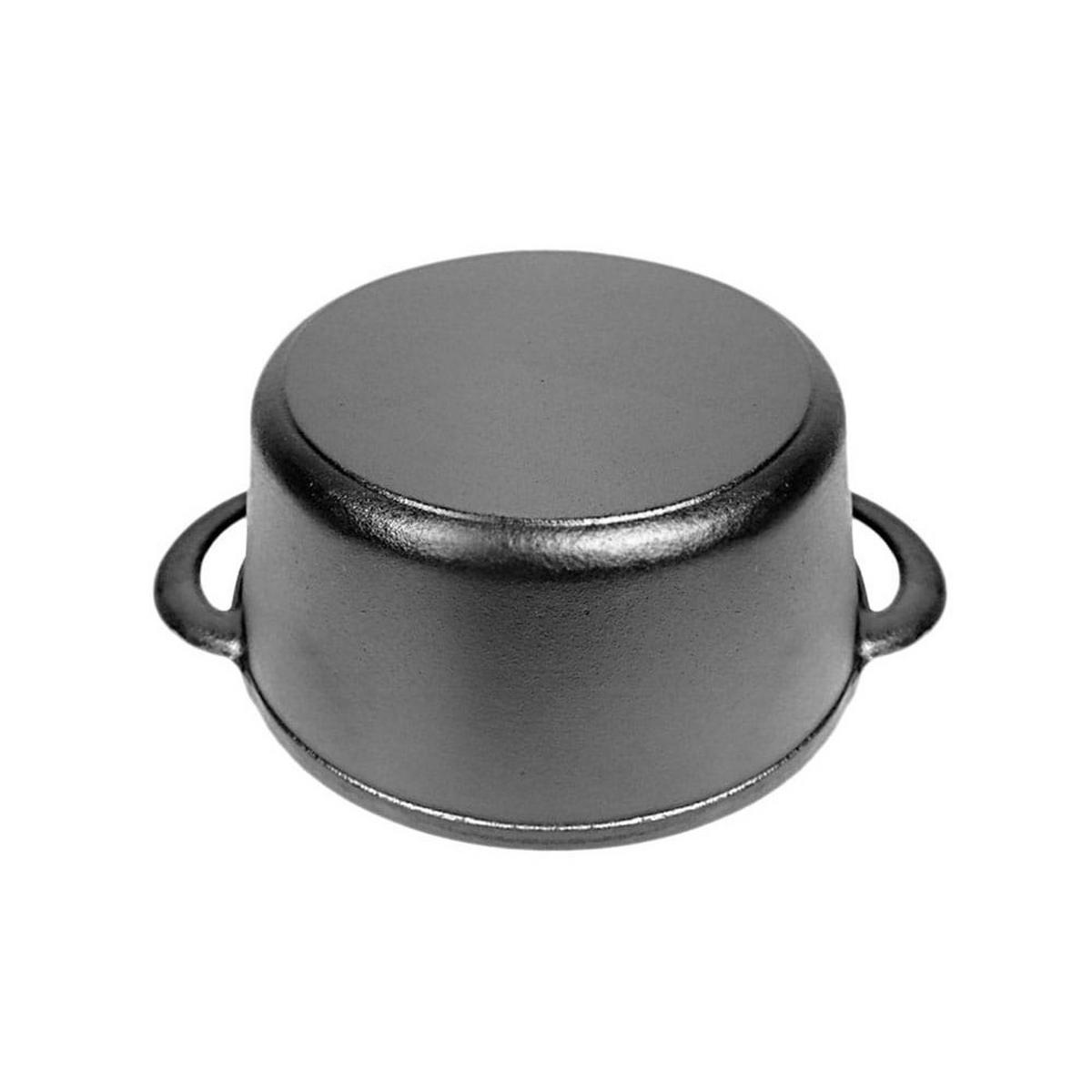 TOPF Schwarz 26/26/14 cm KS2639 - Schwarz, Metall (26cm) - Krisberg 