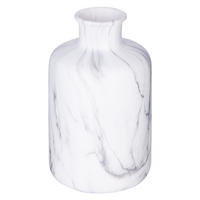 BLUMENVASE aus Keramik Marble 11/11/18 cm - Weiß, Keramik (18cm) - Atmosphera Createur d´interieur