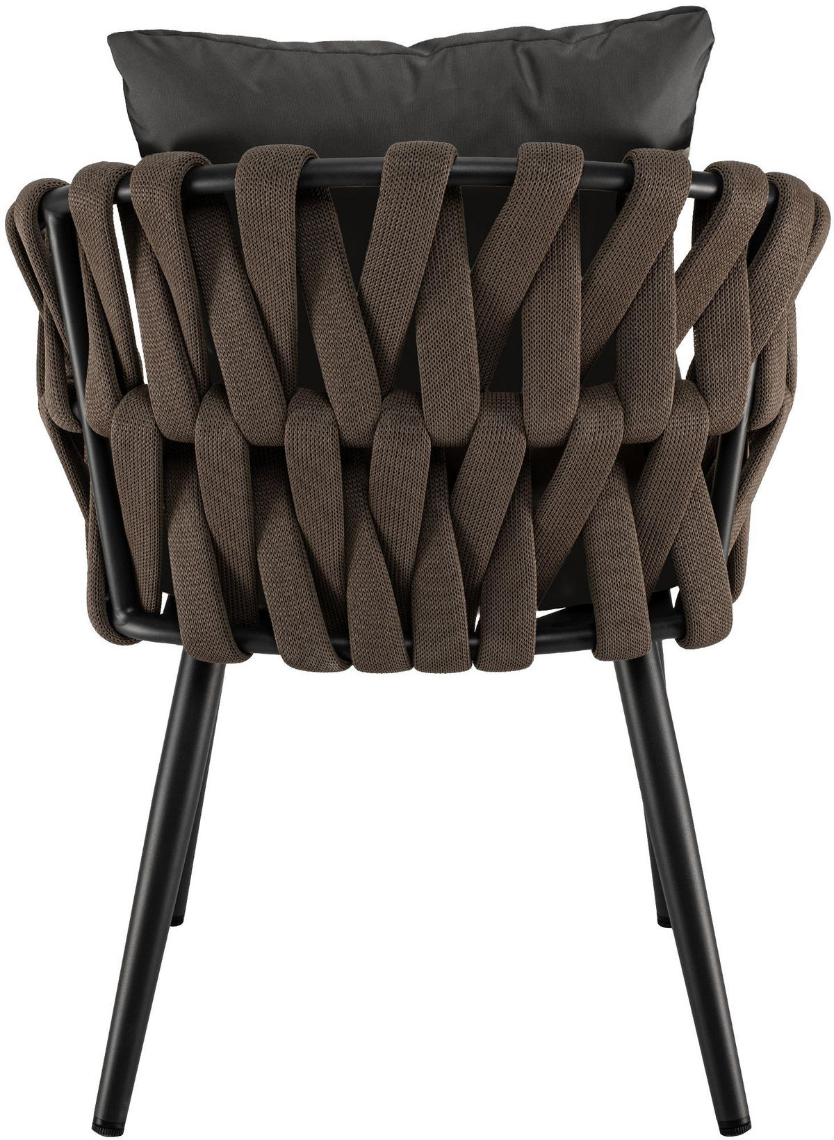 GARTENSTUHL Metall Anthrazit - Anthrazit, Metall (61/77/60cm) - CLP