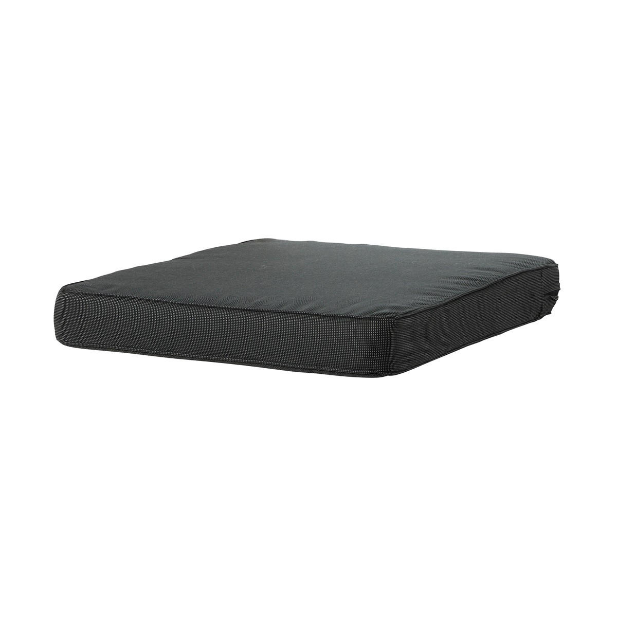 SITZKISSEN Rippe 73/73 cm 2er-Set - Schwarz, Textil (73/8/73cm) - Madison