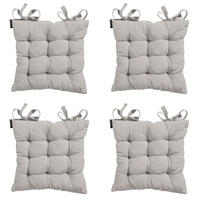 SITZKISSEN Neapel 46/46 cm 4er-Set - Taupe, Textil (46/8/46cm) - Madison