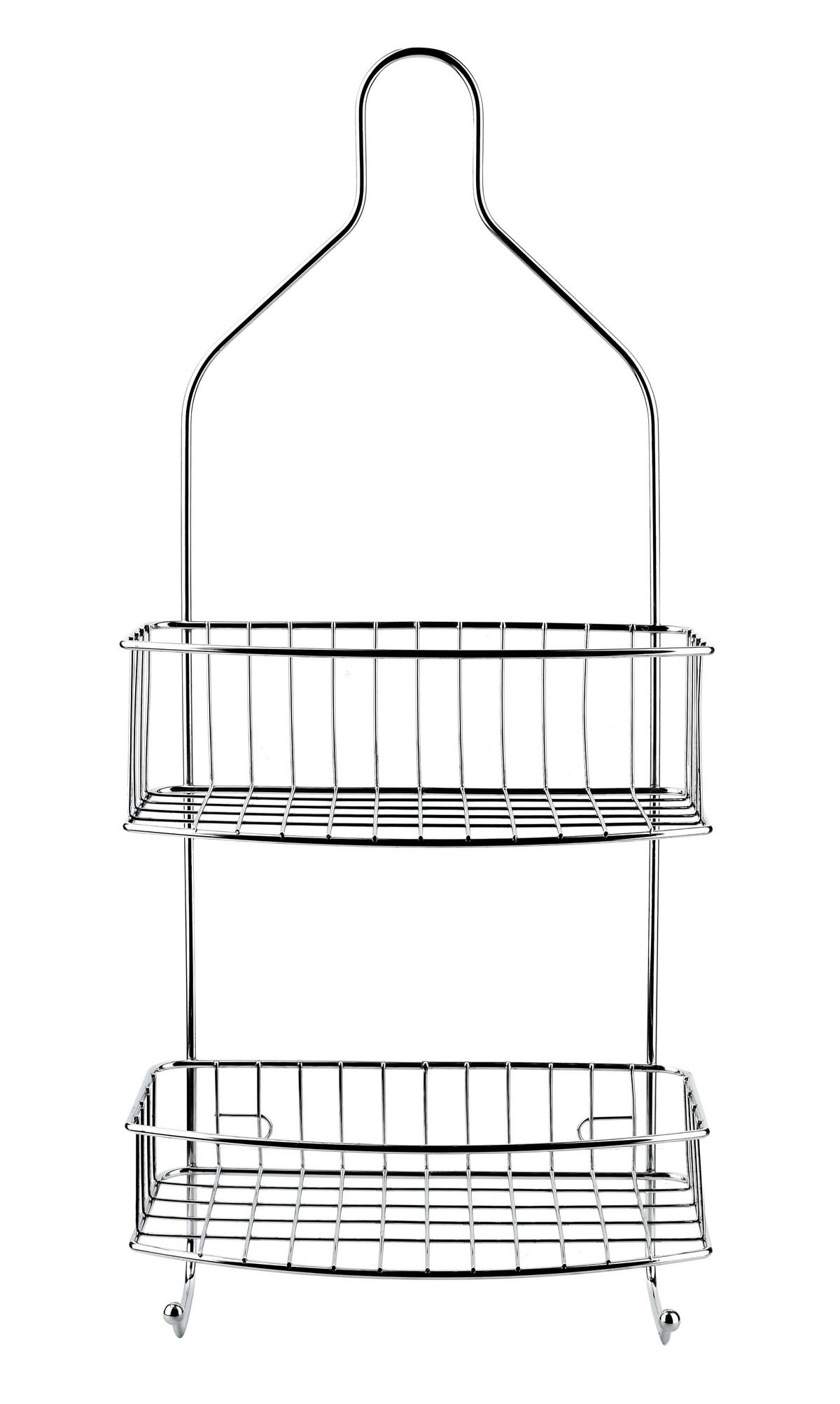 BADEZIMMERREGAL Carl 15/11.5/56cm Silber - Silberfarben, Metall (15/56/11.5cm) - Mondex