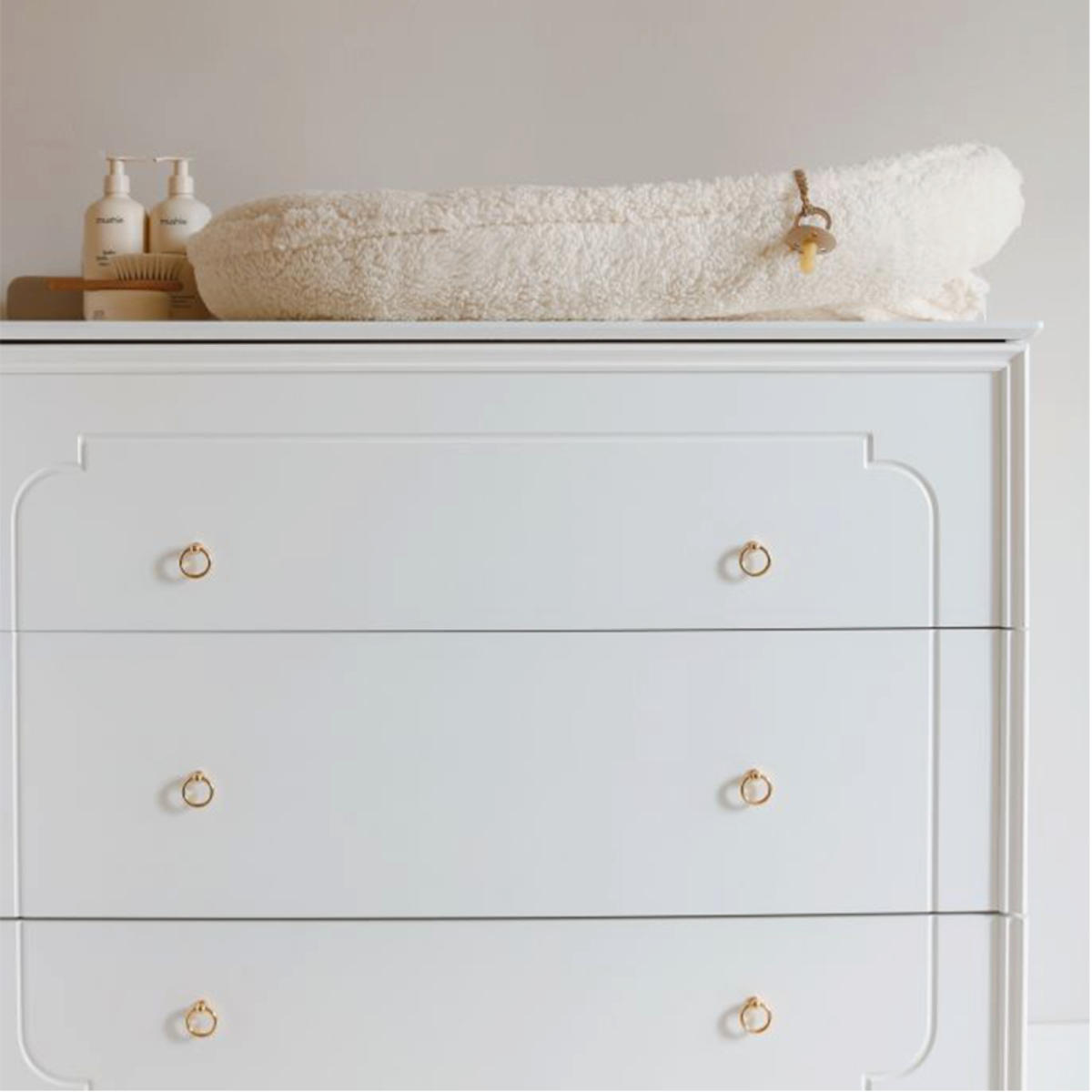 KINDERKOMMODE Royal Weiß - Weiß, Holzwerkstoff (103/90/50cm) - Petits-meubles