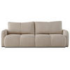 SOFA Potto mit ausziehbarer Ottomane Beige - Beige, Kunststoff/Textil (232/90/110cm) - Selsey