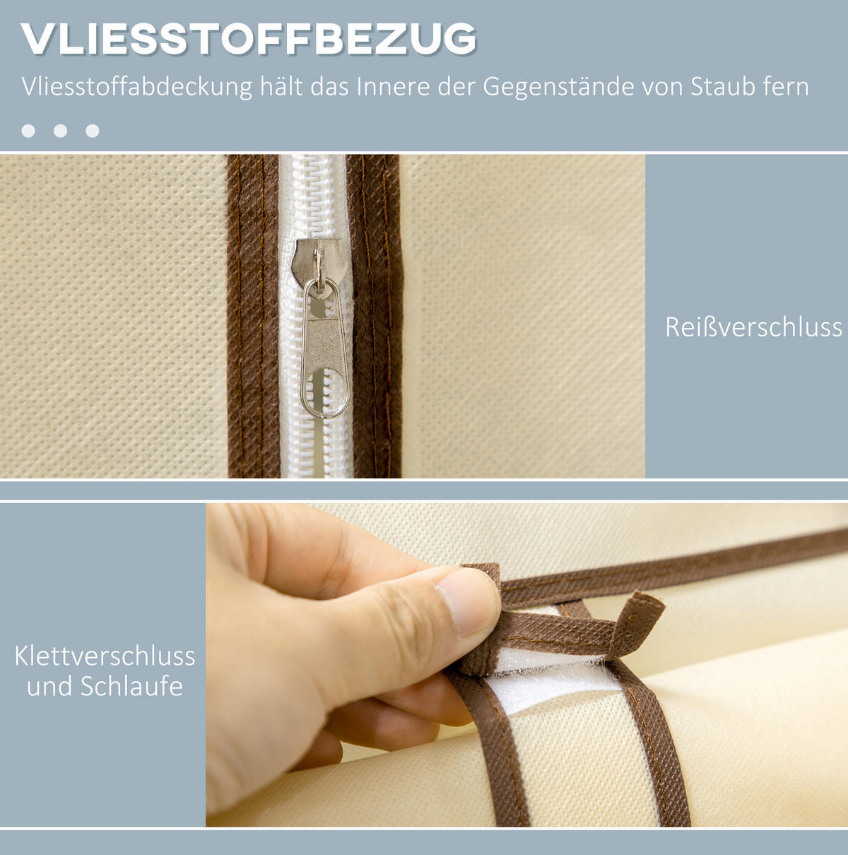 KLEIDERSCHRANK aus Stahl 103x43x162,5 cm Cremeweiß mit Kleiderstange und 6 Fächern, staubgeschützter Aufbewahrung - Weiß, Metall (103/162.5/43cm) - Modfu
