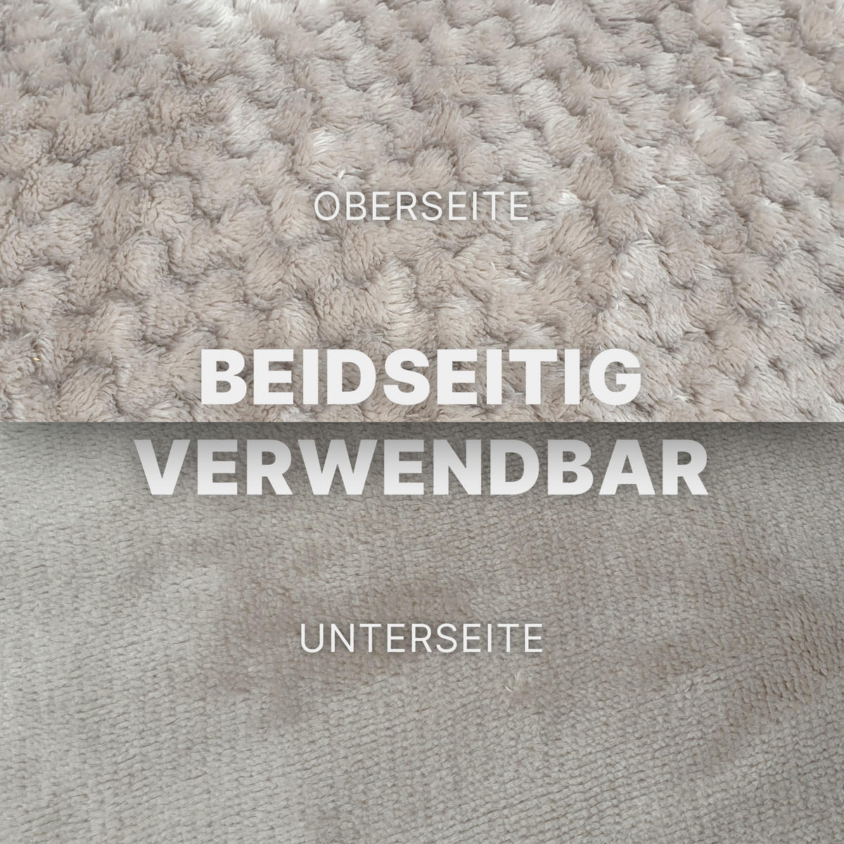 SITZKISSEN Cashmere-Touch 70x120cm Taupe - Taupe, Kunststoff/Textil (120/70/15cm)