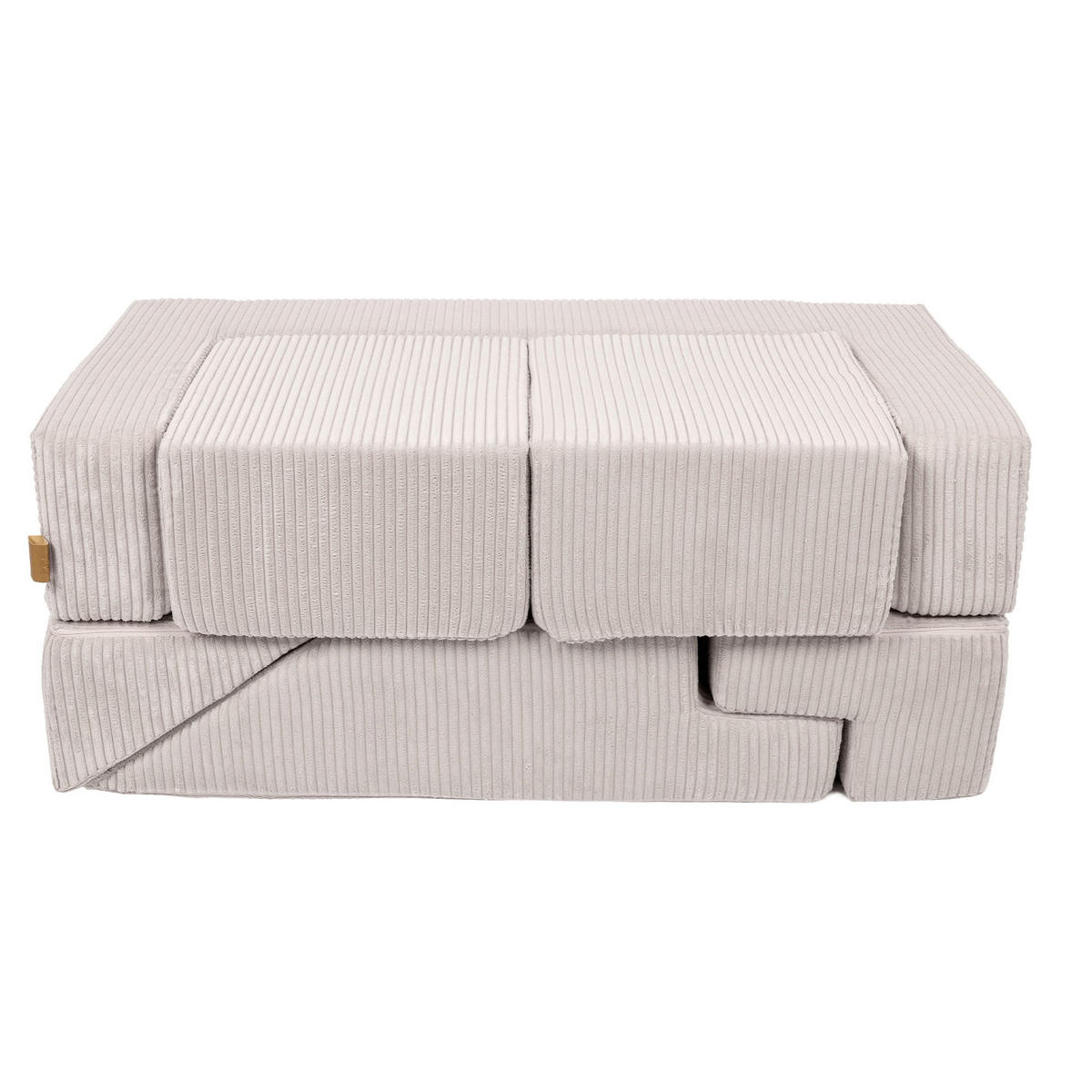 KINDERSOFA, Modulares Sofa für Kinder, Aesthetic, Ecru - Ecru, Textil (35/100/40cm) - MeowBaby