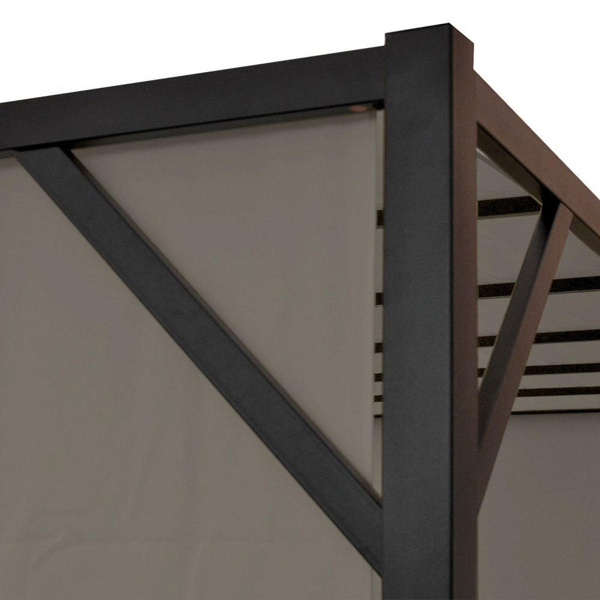 PERGOLA BEJA taupe - Taupe, Metall (305/212/405cm) - MCW