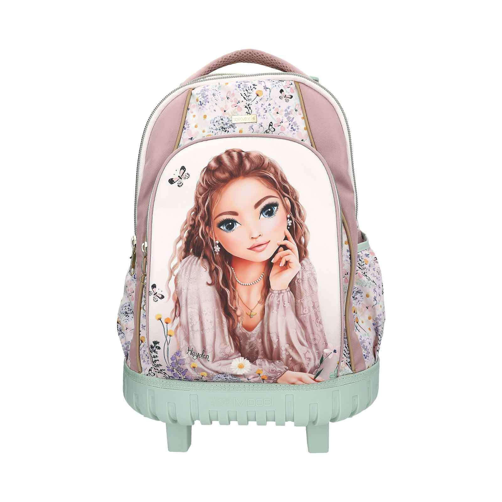 SCHULRUCKSACK TROLLEY SUMMER FEELING TOPModel bunt 25 x 34 x 52 cm - Multicolor, Textil (34/25cm) - Depesche Germany
