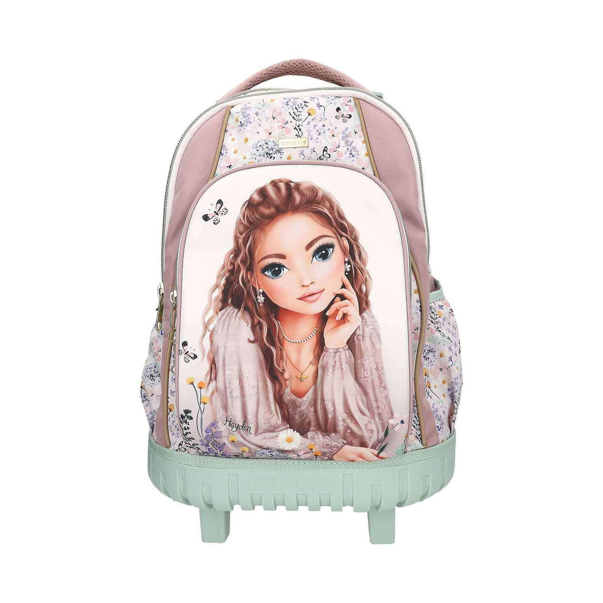 SCHULRUCKSACK TROLLEY SUMMER FEELING TOPModel bunt 25 x 34 x 52 cm - Multicolor, Textil (34/25cm) - Depesche Germany