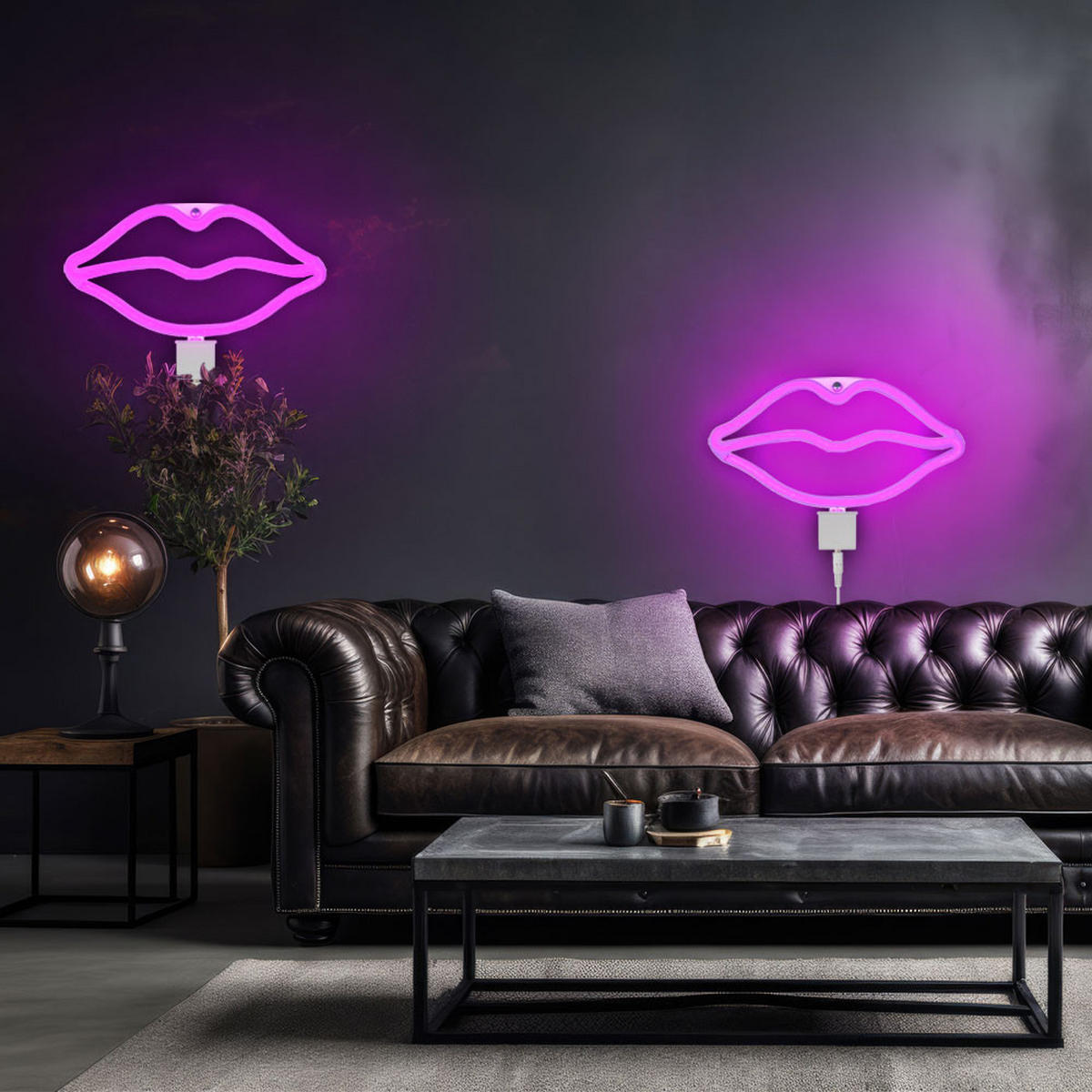 LED TISCHLEUCHTE Kunststoff Weiß - Weiß, Kunststoff (24/9.3/19.5cm) - Wofi