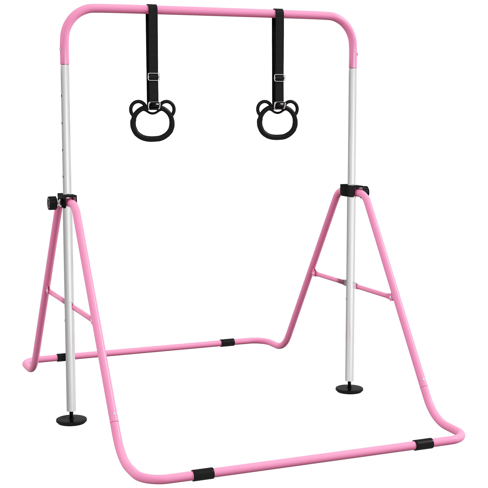 KINDERTURNSTANGE - Rosa, Metall (105/128/148cm) - HOMCOM