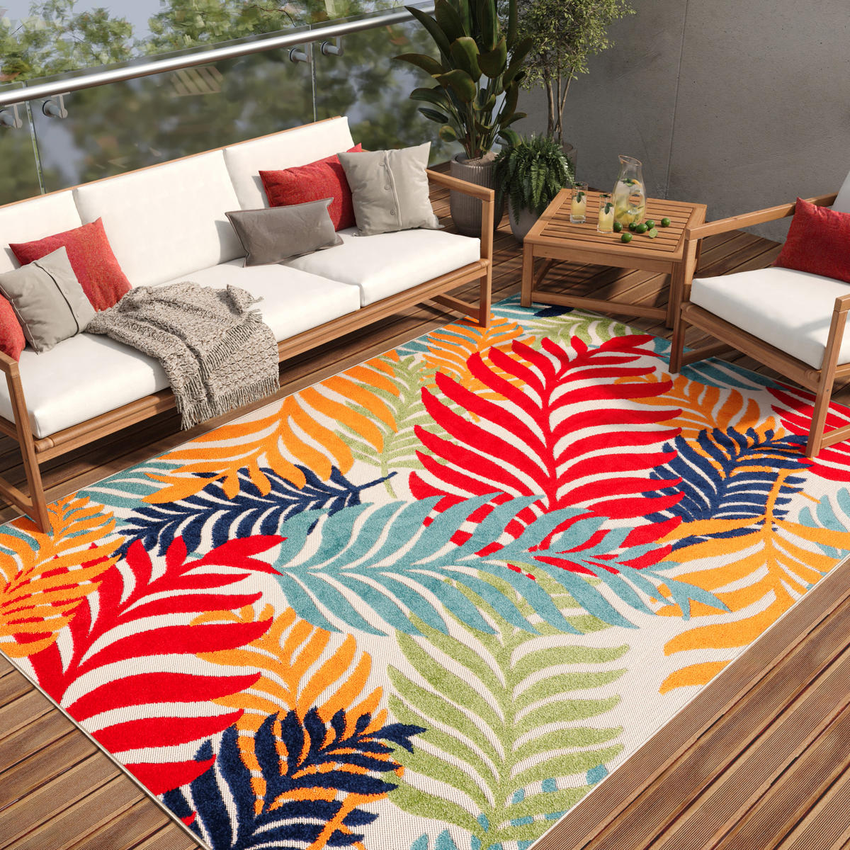 TEPPICH PATIO CREME 180/270 cm - Creme, Textil (180/270cm) - Tapiso