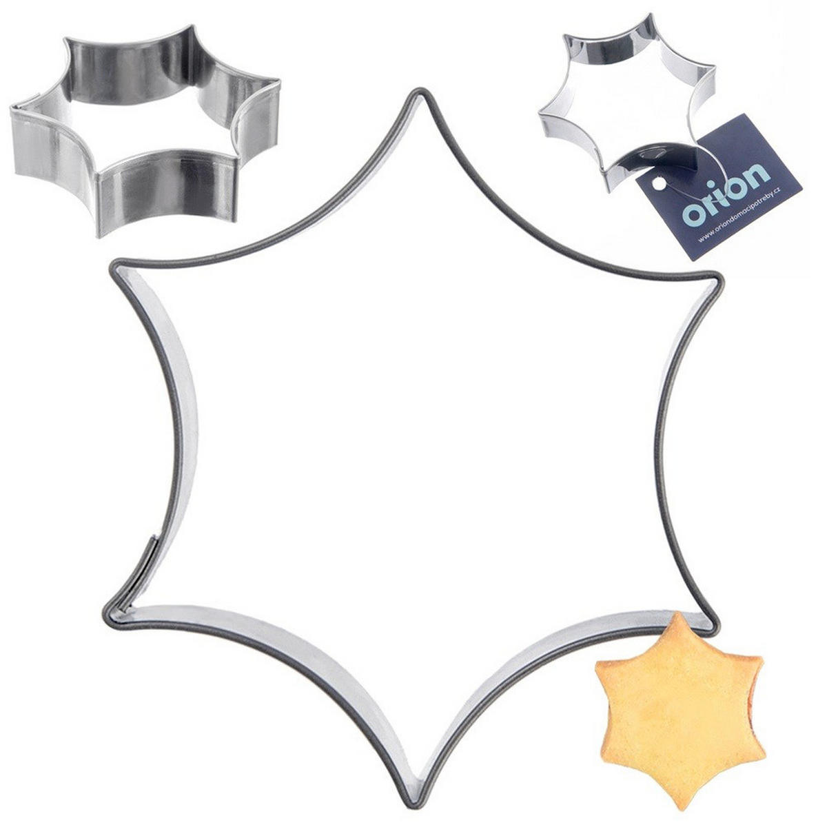 AUSSTECHFORM Stern 5,5 cm Silber - Silberfarben, Metall (5.5/1.5/5.5cm) - Orion 