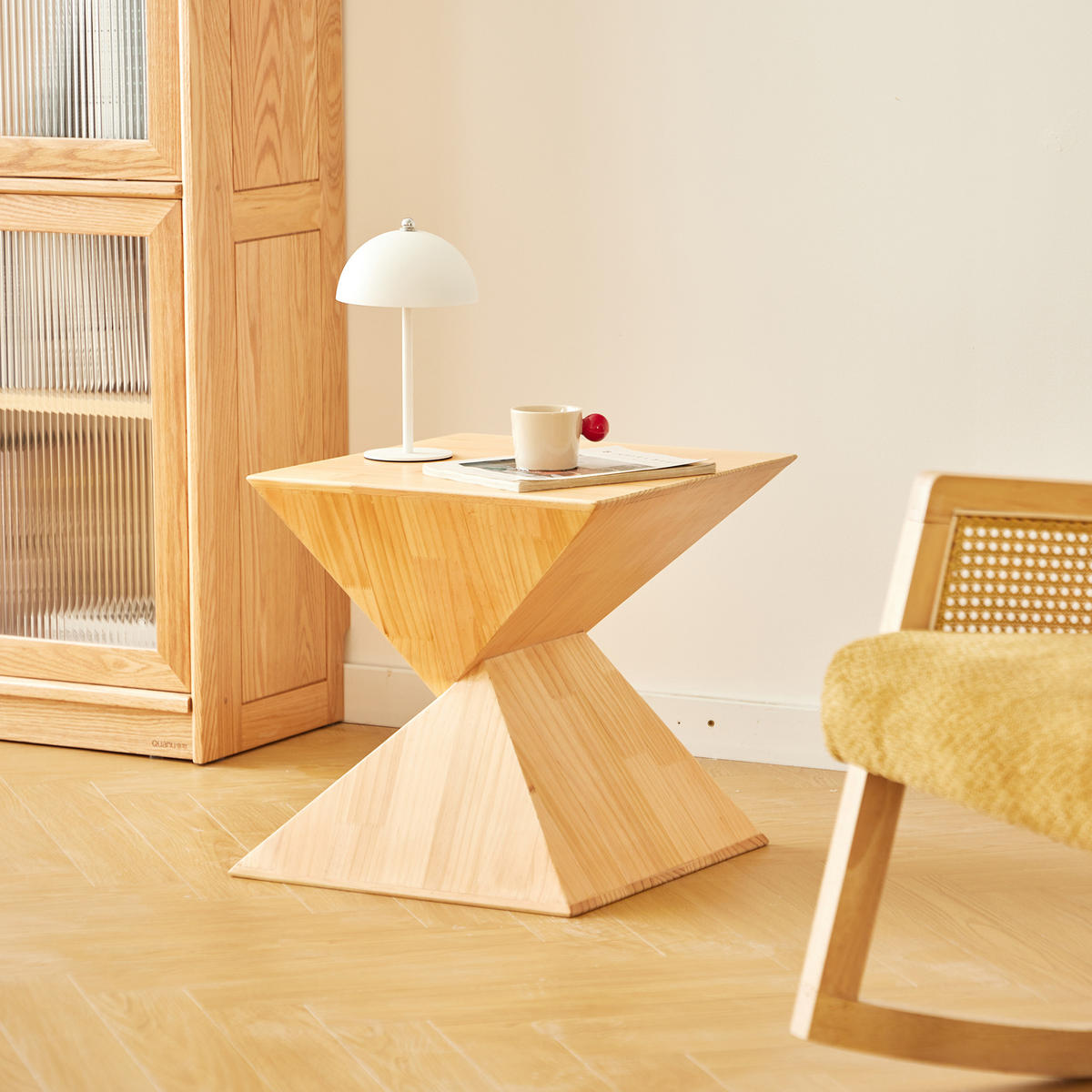 BEISTELLTISCH Rechteckig Braun 45 x 45 x 45 cm - Braun, Holz (45/45/45cm) - Nordlys
