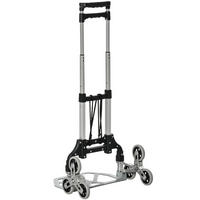 KLAPPBARER Treppensteiger, Silber - Multicolor, Metall (47/100/47cm) - DURHAND
