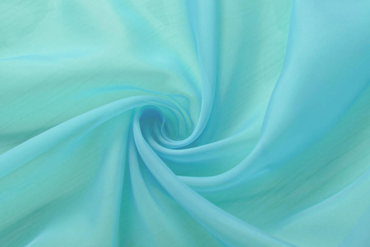 SCHLAUFENGARDINEN Voile 2er Set 245x140 cm Hellblau - Hellblau, Textil (140/245cm) - Gardinenbox.eu