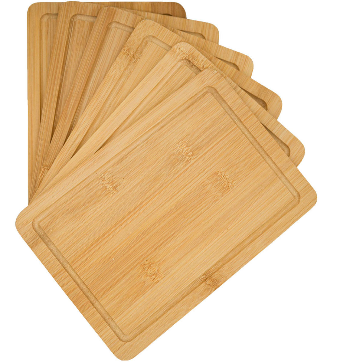 FRÜSTÜCKSBRETT eckig, 15/22/0,8 cm, Bambus - Braun, Holz (15/22cm) - Dunedesign