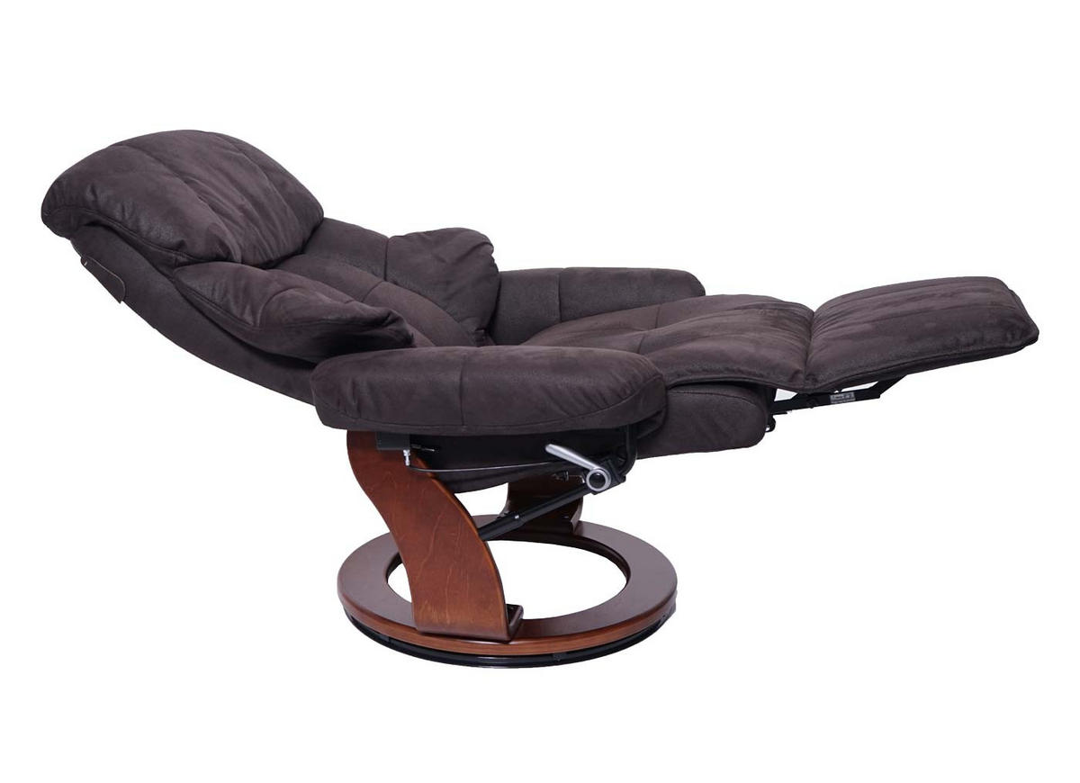 RELAXSESSEL 2 Braun, Schwarz - Schwarz/Braun, Textil (90/105/82cm) - MCA