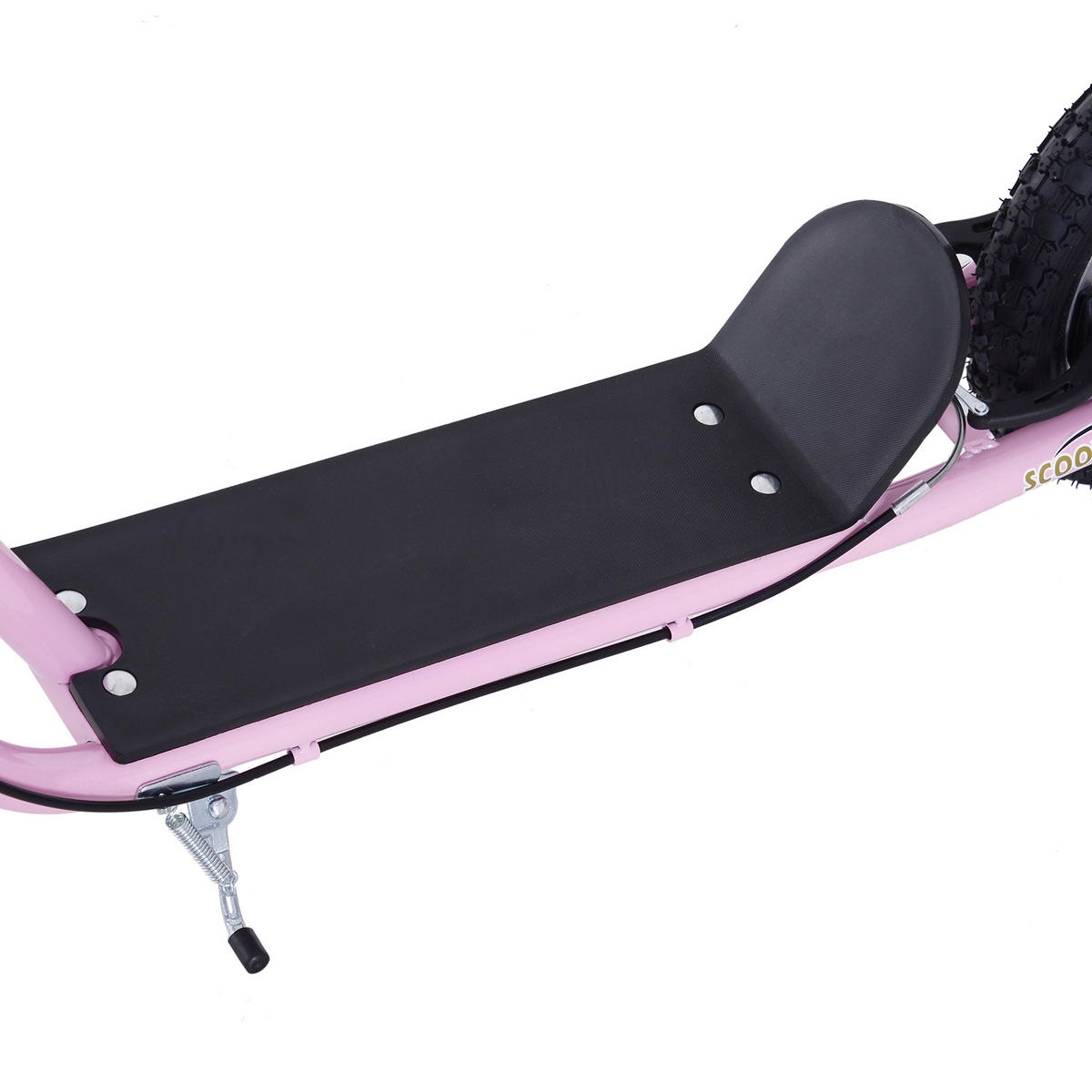 KINDERSCOOTER DE-16934 Große Luftreifen 41 cm mit Pegs Rosa - Pink, Metall (143/58/100cm) - ComfortXL