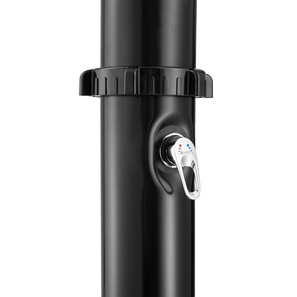 SOLARDUSCHE Victoria 20 Liter - Schwarz, Kunststoff (15.5/220/217cm) - Juskys