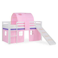 HOCHBETT Tunnel 90/200 cm Rosa - Weiß/Rosa, Holz (90/200cm) - Homestyle4u