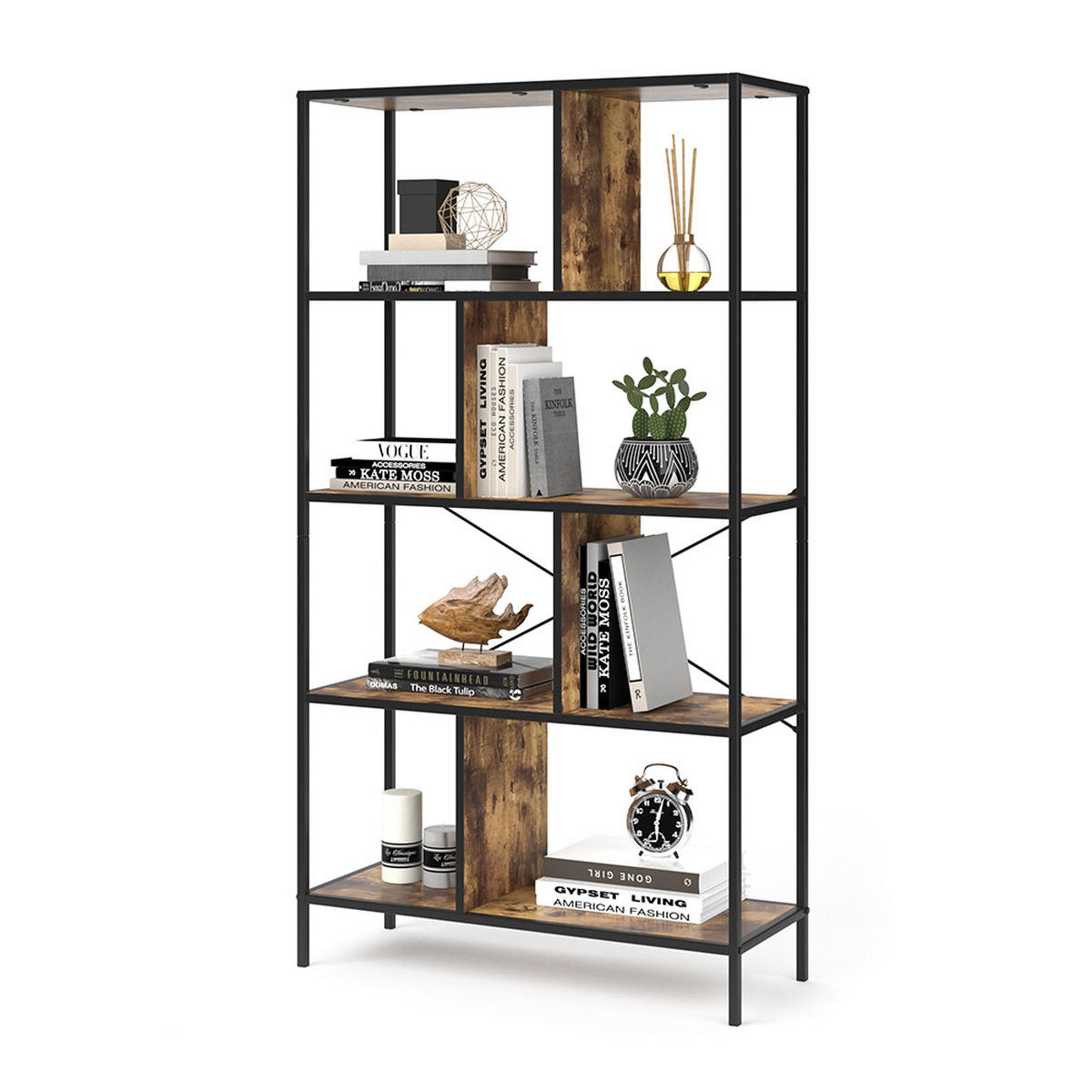 BÜCHERREGAL Fyrk Antikholz 80 x 146 cm - Alteiche, Holzwerkstoff (80/146/30cm) - Vicco