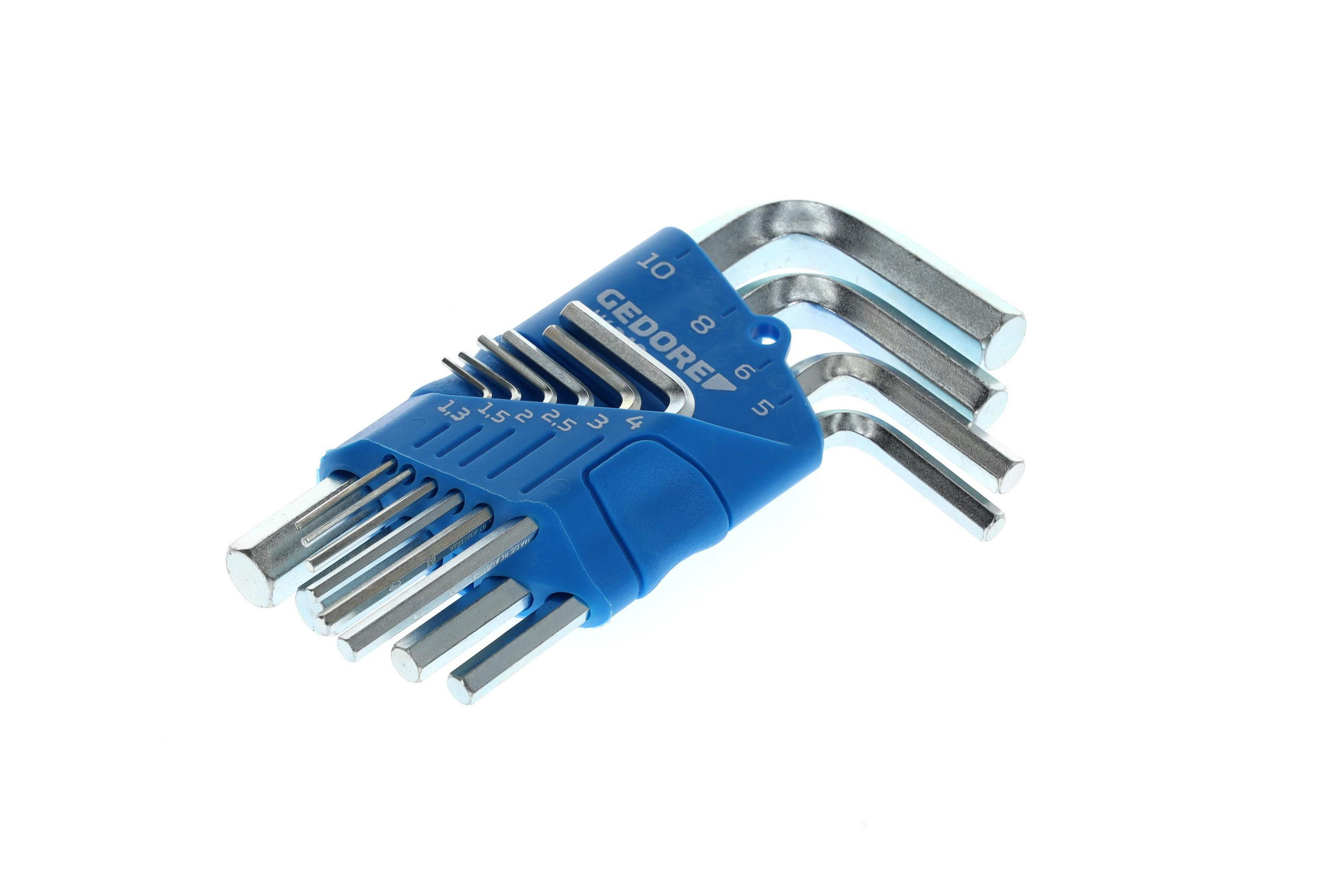 H 42-10 WINKELSCHRAUBENDREHER-SATZ IM HALTER 10-TEILIG 1,3-10 MM - Multicolor, Kunststoff/Metall (8/13cm) - Gedore