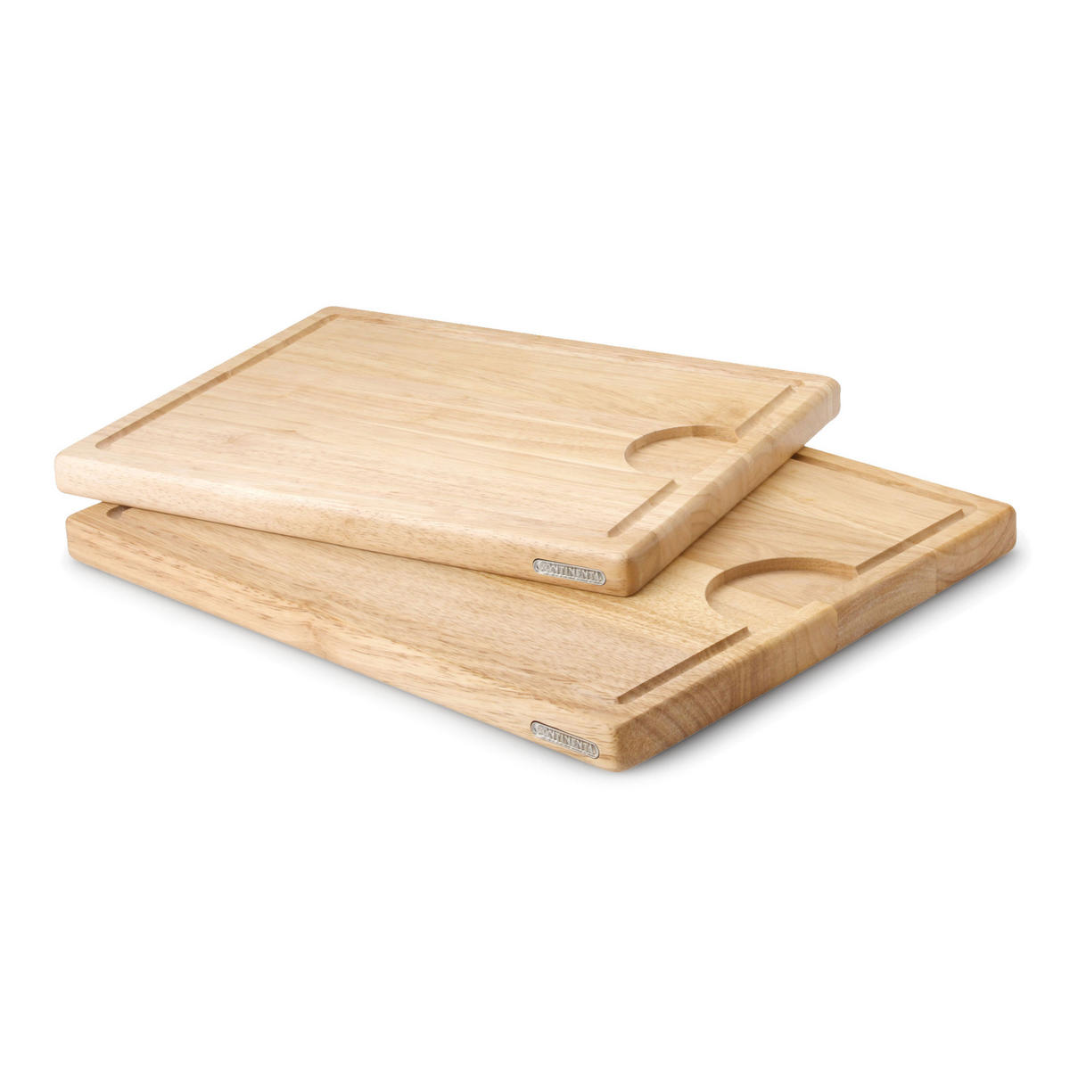 TRANCHIERBRETT, Gummibaumholz, 42 x 34 cm - Braun, Holz (42/34cm) - Continenta