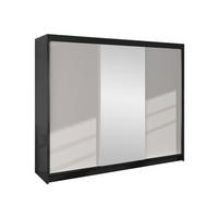 SCHWEBETÜRENSCHRANK Derby I - Multicolor, Holzwerkstoff/Metall (200/215/58cm) - MIRJAN24