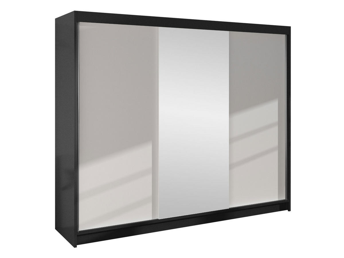 SCHWEBETÜRENSCHRANK Derby I - Multicolor, Holzwerkstoff/Metall (200/215/58cm) - MIRJAN24