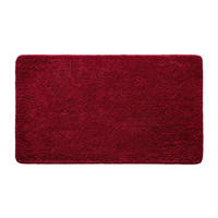 BADEZIMMERTEPPICH Rot 70 x 120 cm - Rot, Textil (70/120cm)