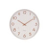 WANDUHR Pure Ø40 cm - Weiß, Holz (40/40/4.5cm) - Karlsson