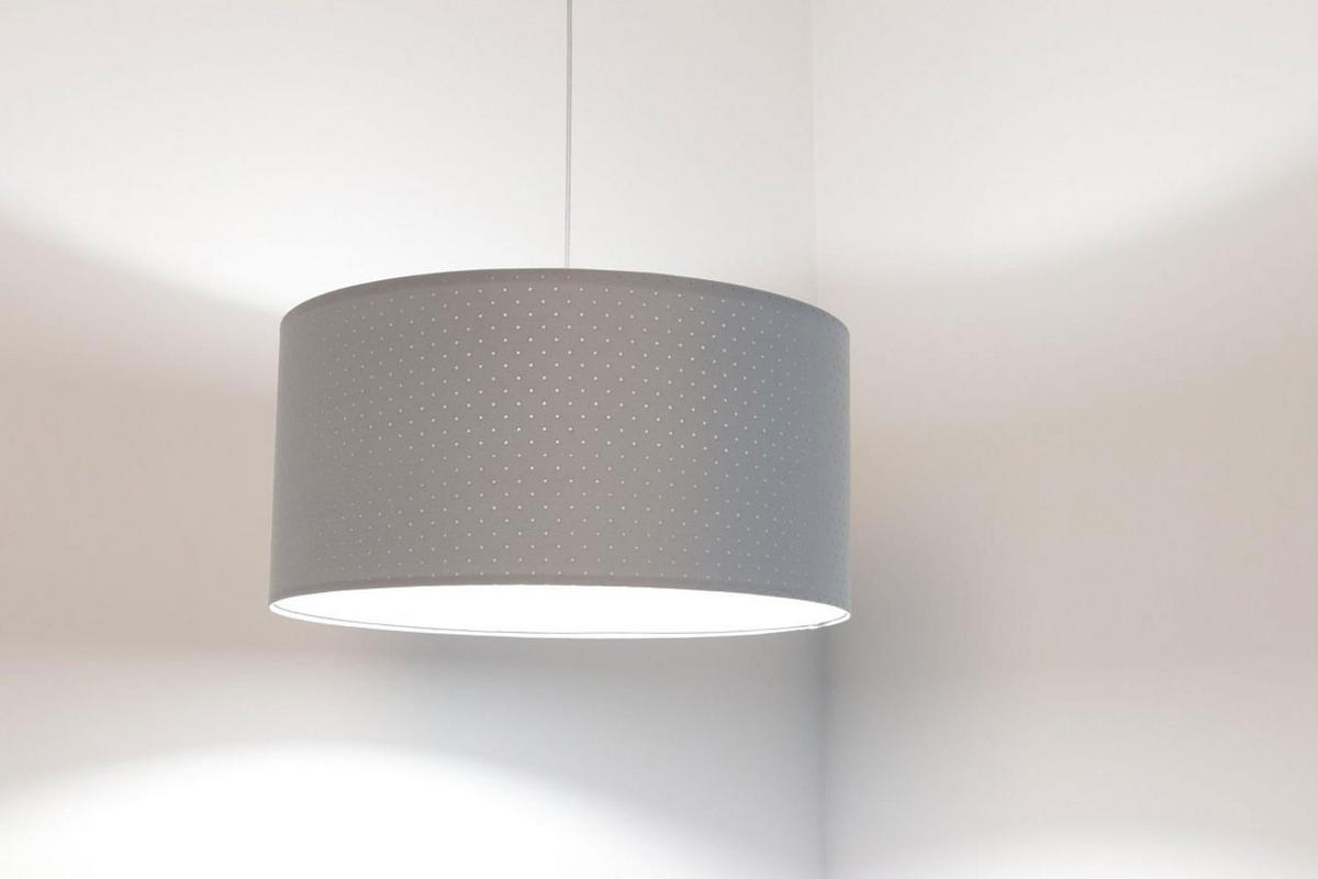 HÄNGELEUCHTE Blau 60/30 cm - Blau/Weiß, Kunststoff (60/1.1/30cm) - ONZENO