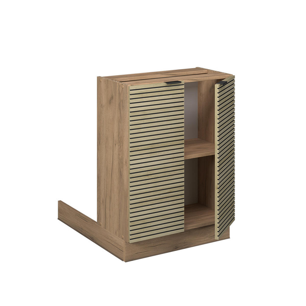 KUCHYŇSKÝ OSTRŮVEK Fame-Line Dubový panel - medově dubová/barva dubu, kompozitní dřevo (60/82/30cm) - Vicco