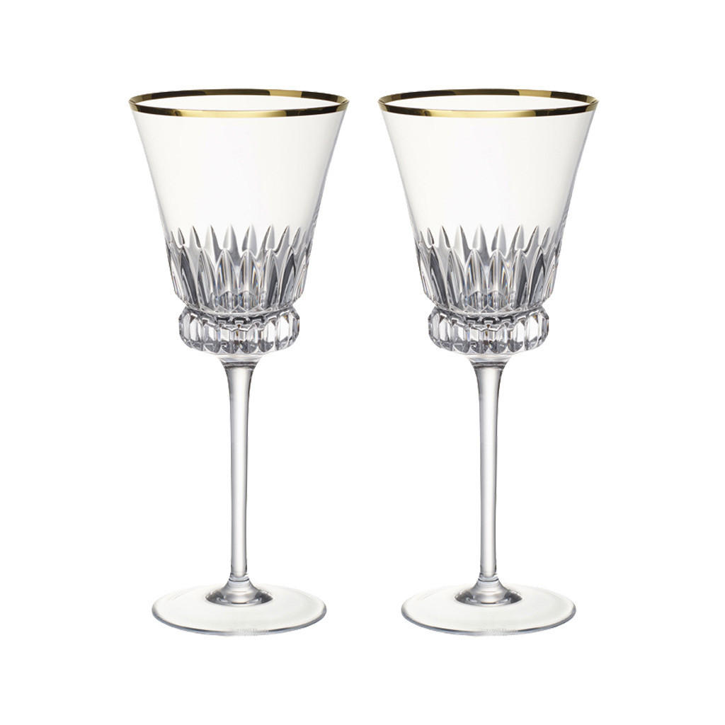 ROTWEINGLÄSER Grand Royal Gold transparent-gold 200 ml 2er Set - Transparent/Goldfarben, Glas (0.2L) - Villeroy & Boch